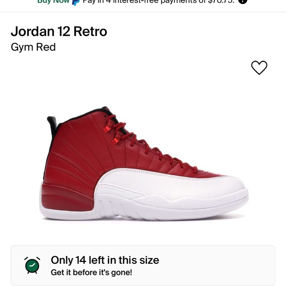 Nike Air Jordan 12 Retro Gym Red 2016 Size 9 130690-600 Red White Black OG - Picture 6 of 8